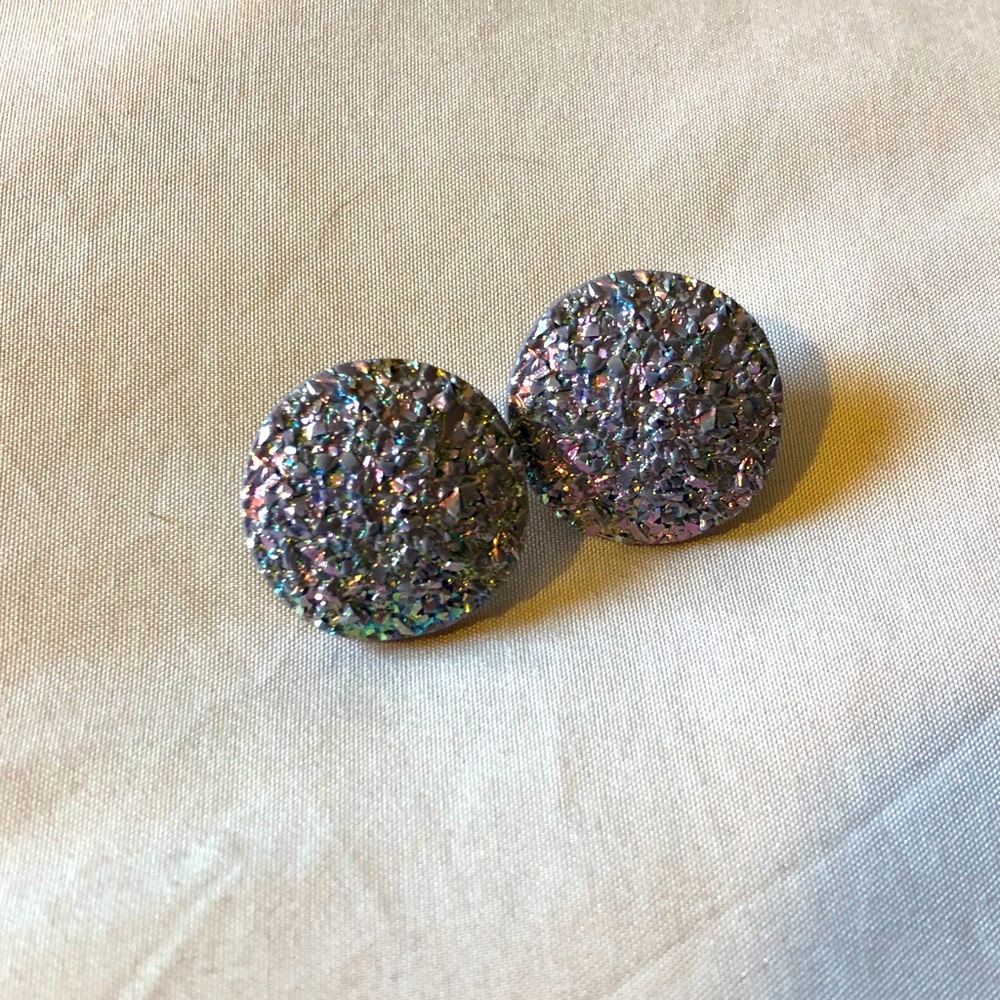 Vintage Multicolored Stud Earings